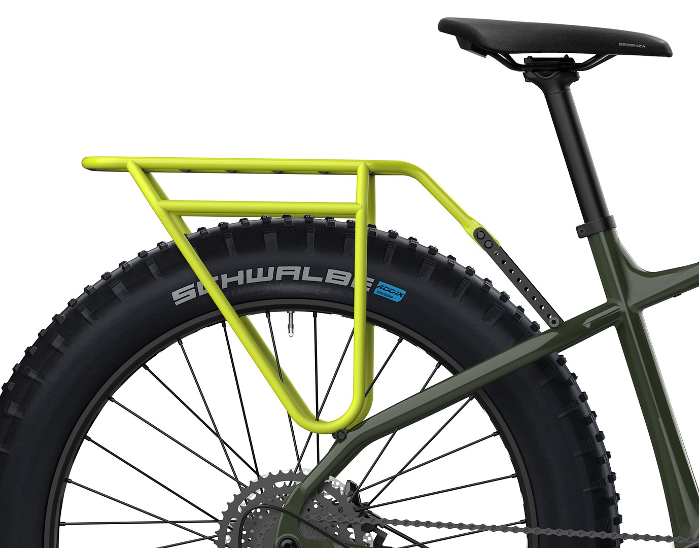 Takatavarateline fat - keltainen