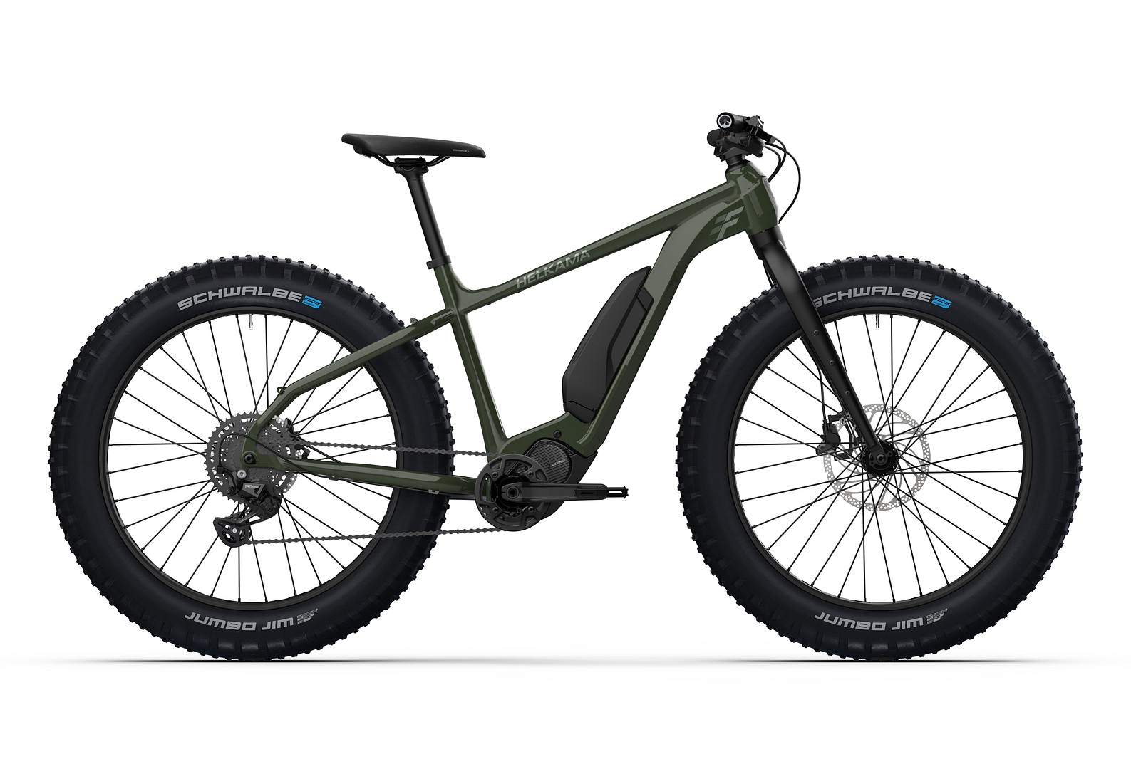 Helkama F 10v 26” sähköpyörä - M (18"), Metsänvihreä